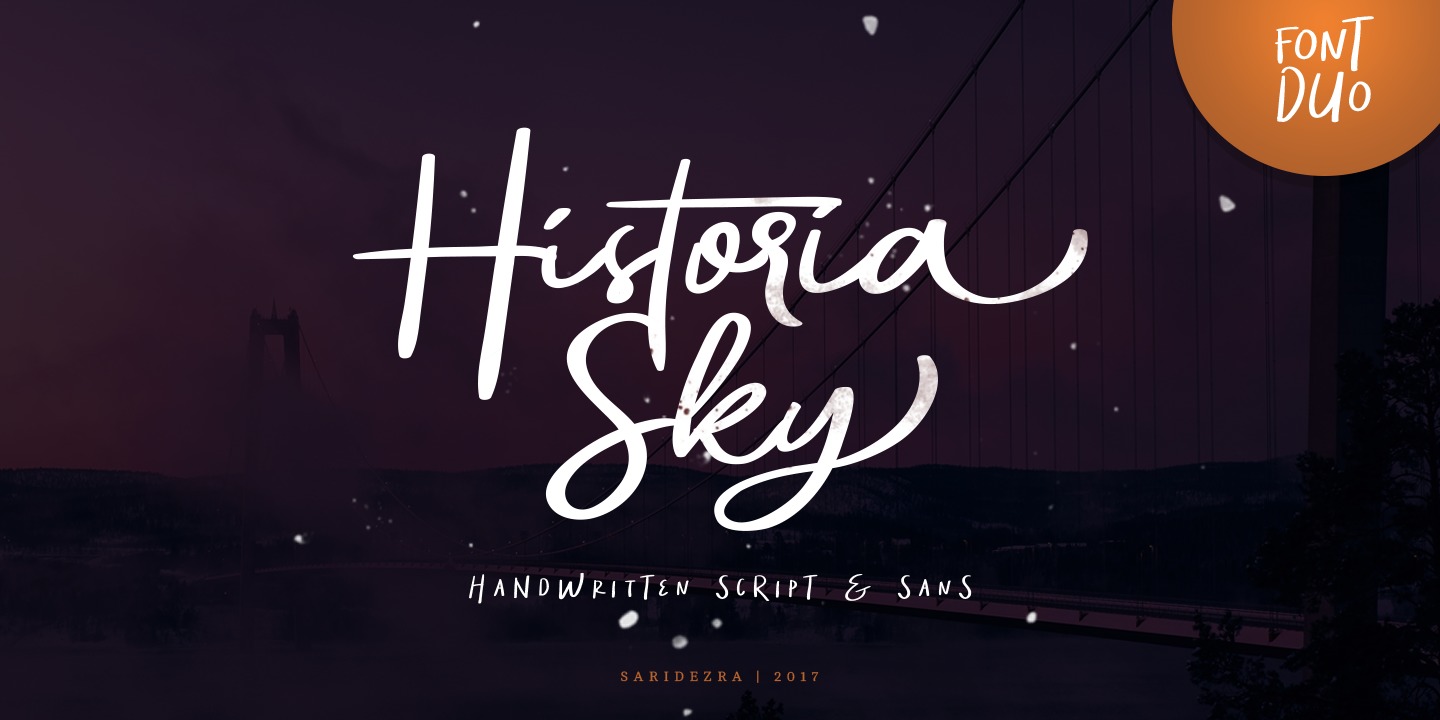 Font Historia Sky